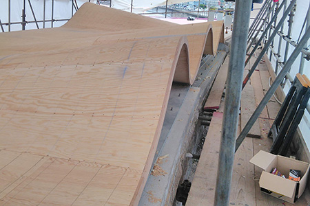 Wavy roof design