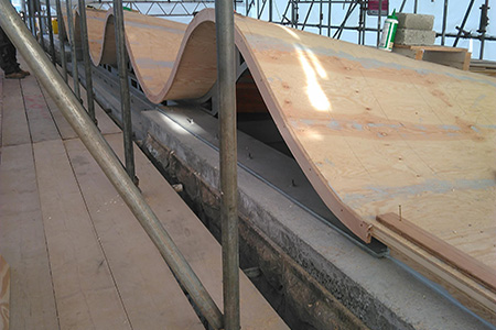 Wavy roof design