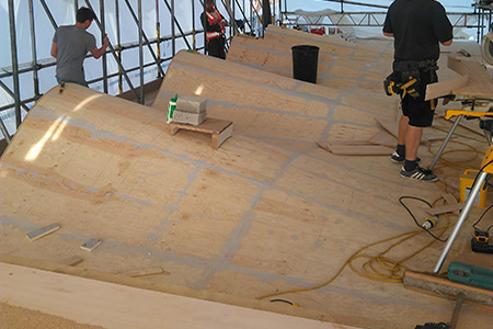 Wavy roof design