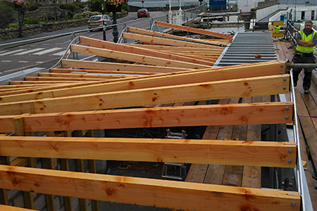 Wavy roof design