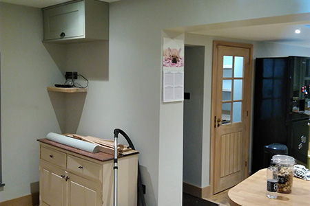 new cloakroom fitting