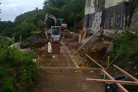 Building work at Lizaire
