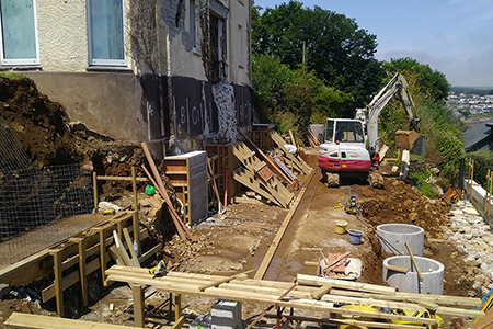 Building work at Lizaire