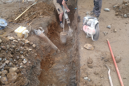 Building work at Lizaire