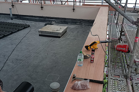 Installation of New Copings