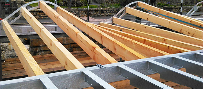 new wavy roof